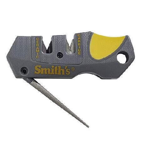 【並行輸入品】 Smith's 50918 Pocket Palナイフシャープナー - プリセットカ...