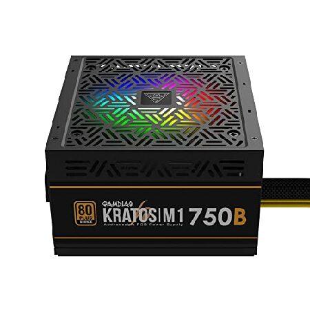 【並行輸入品】 GAMDIAS RGB ゲーミングPC電源 750W 80プラス ブロンズ認定 75...