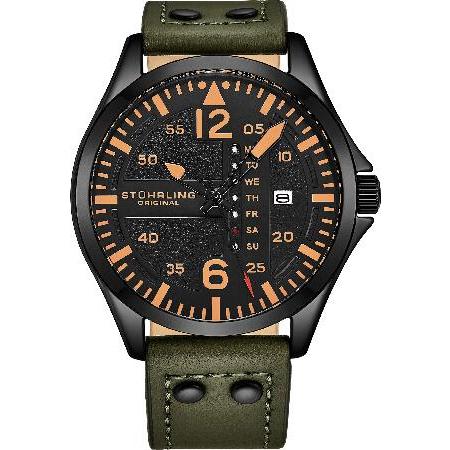 【並行輸入品】 Stuhrlingオリジナルメンズアナログスポーツアビエイターウォッチ、クイックセッ...