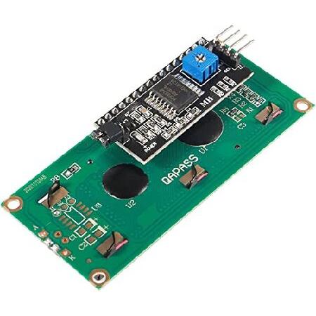 【並行輸入品】 IIC/I2C/TWI LCD 1602 16x2 シリアルインターフェース アダプ...