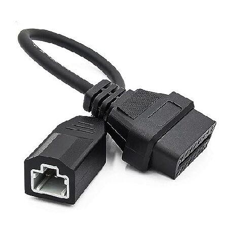 【並行輸入品】 E-Car Connection 3ピンから16ピン OBD2アダプターケーブル ホ...