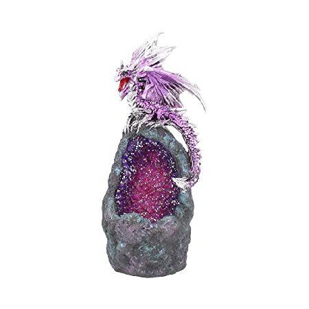 【並行輸入品】 Nemesis Now - アメジストクリスタルガードライラックドラゴン＆グレージオ...
