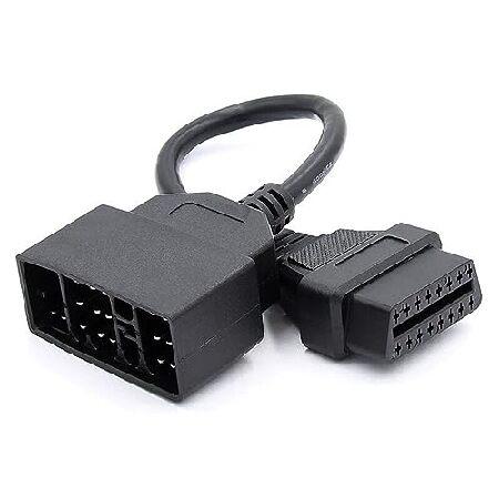 【並行輸入品】 E-Car Connection22ピンOBDから16ピンOBD2診断アダプタコネク...