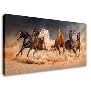 並行輸入品】 ZXHYWYM 2ピース 馬 ウォールアート 白い馬の絵