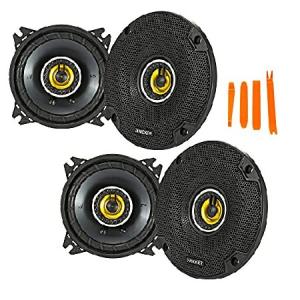 Kicker 46CSC44 - Two Pairs of CS-Series CSC4 4-Inch (100mm) Coaxial Speakers, 4-Ohm (2 Pairs)