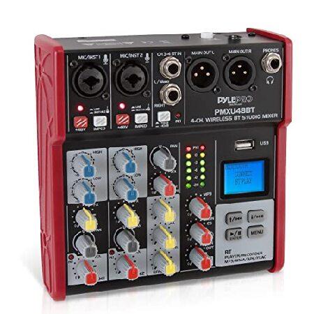 Pyle - Pro Studio Audio Sound Mixer Board - 4 Chan...