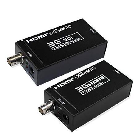 【並行輸入品】 1080P 3G HDMI - SDI BNCコンバーター + SDI - HDMI...