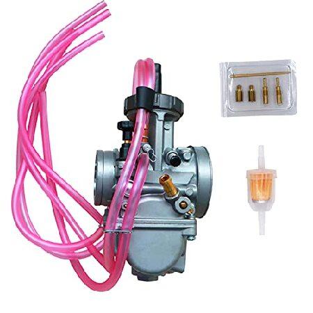 【並行輸入品】 Motorcarb エアストライカーキャブレター ケイヒン PWK 38mm ヤマハ...