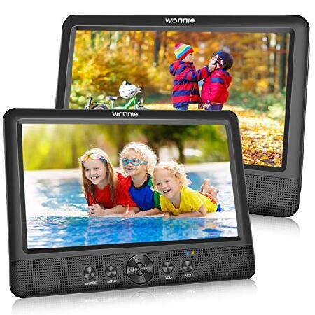 【並行輸入品】 WONNIE 10.5" Dual Portable DVD Player for ...