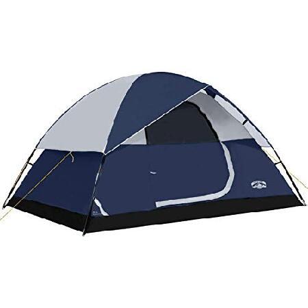 Pacific Pass Camping Tent 4 Person Family Dome Ten...