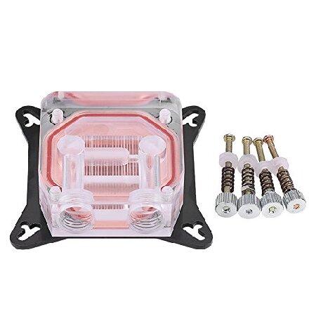 【並行輸入品】 コンピュータGPU水冷ブロック 冷却ブロック 銅ベース POMカバー 水道付き DI...