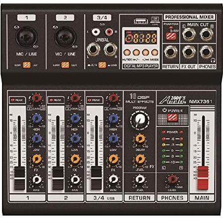 【並行輸入品】 Audio2000'S AMX7361 Four-Channel Audio Mix...