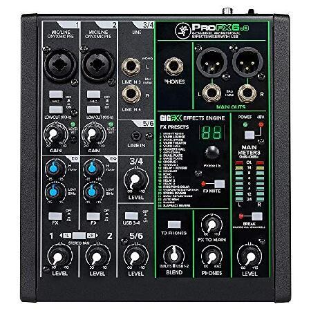 【並行輸入品】 Mackie ProFX6v3 Console de mixage Nombre d...
