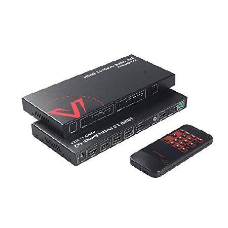 【並行輸入品】 AV Access HDMIマトリックス, 4K@60Hz 4:4:4 4入力2出力...