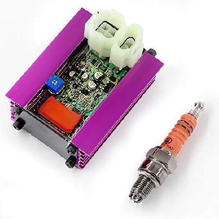 【並行輸入品】 Trkimal 高性能アップグレード 調節可能なレーシングAC CDIボックス 6ピ...