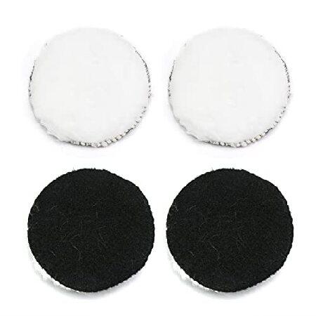 【並行輸入品】 Utoolmart 4" Wool Polishing Pad Hook and L...