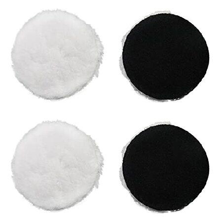 【並行輸入品】 Utoolmart 5" Wool Polishing Pad Hook and L...