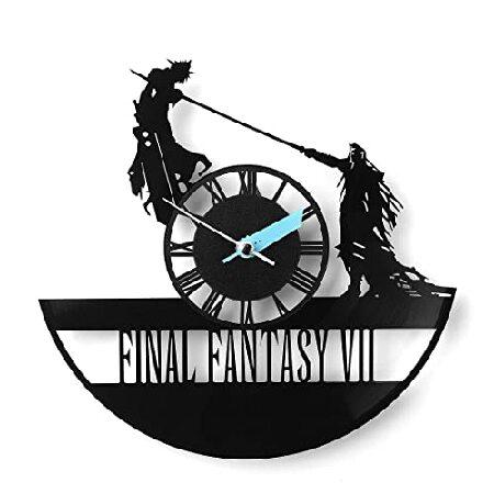 AroundTheTime Final Fantasy Clock, Vinyl Record Wa...