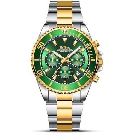 【並行輸入品】 BIDEN アナログユニ大人用腕時計(ダイヤルカラーストラップ), シルバー A, ...