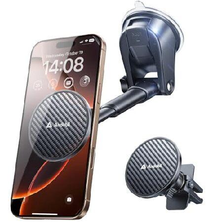 【並行輸入品】 Andobil 車載ホルダー マグネット ６個磁石内蔵 超強力磁気 スマホホルダー ...