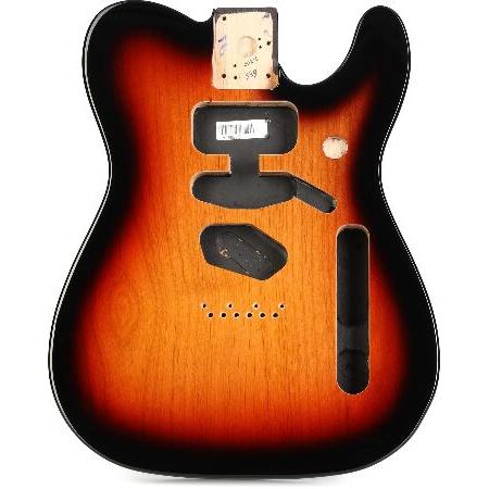 【並行輸入品】 Fender デラックスシリーズ テレキャスターボディ アルダー 3色サンバースト