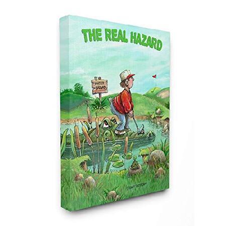 【並行輸入品】 Stupell Industries The Real Hazard 面白いゴルフカ...