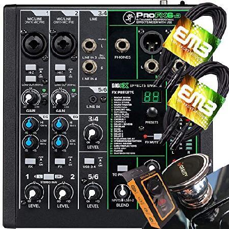 【並行輸入品】 Mackie ProFX6v3 6-Channel Mixer with USB a...