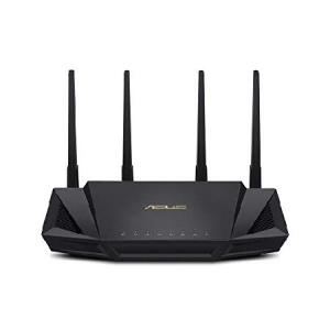 ASUS RT-AX3000 Dual Band WiFi 6 Extendable Router, Subscription-free Network Security, Instant Guard, Advanced Parental Controls, Built-in VPN, AiMesh