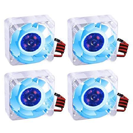 【並行輸入品】 GeeekPi 4pcs Fan for Raspberry Pi 4, Quiet...