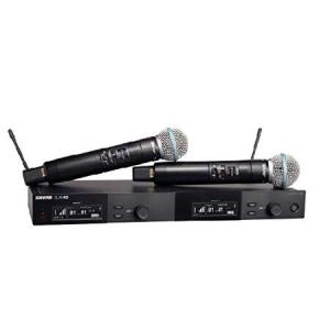 Shure SLXD24D/SM58 Dual Channel Wireless Microphone System with 2 SM58 Handheld Micsの商品画像