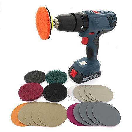 【並行輸入品】 VIBRATITE ヘッドライト修復キット 電動ドリルベースカーライト用 DIY研磨...