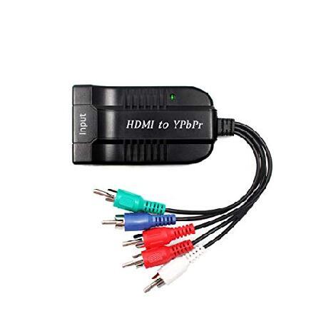 メスHDMI-オススケーラー YPbPrコンバーター HDMIからビデオ Ypbprアダプター HD...