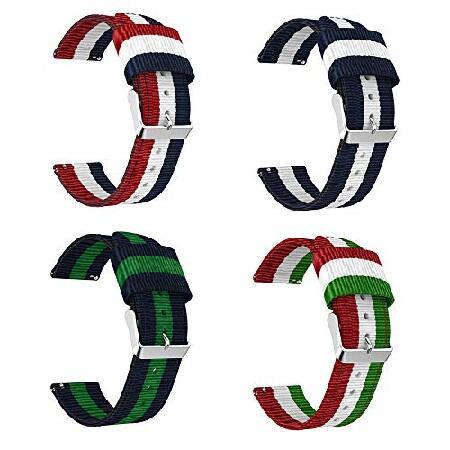 【並行輸入品】 4Pack 20mm Band Compatible with Garmin viv...
