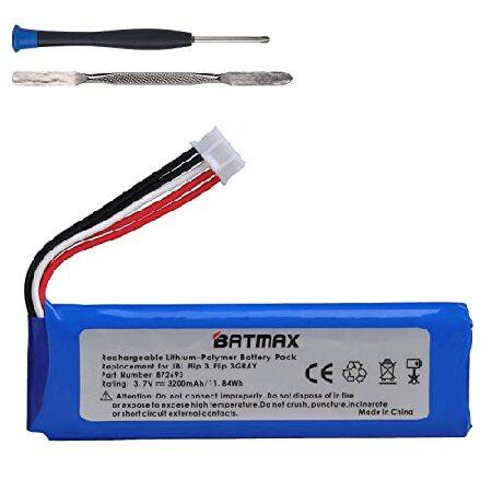 Batmax 3200mAh Battery for JBL Flip 3 JBLFLIP3GRAY...