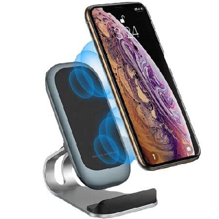 Wireless Charger Stand with Accessories Holder Fas...