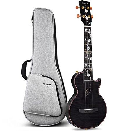 【並行輸入品】 Enya Tenor Ukulele 全ソリッドフレーム メープルウクレレ Acou...