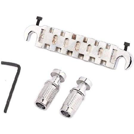 【並行輸入品】 N / A 6弦補償ラップアラウンドギターブリッジサドル ストップテールピース付き ...