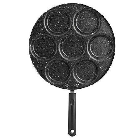 Pancake Pan Nonstick Egg Pan 7 Mold Crepe Pan Egg ...