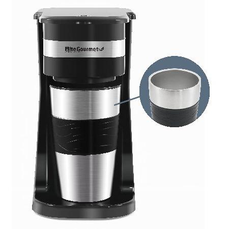 【並行輸入品】 Elite Gourmet EHC111A パーソナルシングルサーブコンパクトコーヒ...