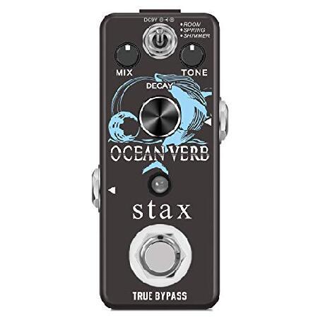 【並行輸入品】 Stax Guitar デジタル リバーブ ペダル オーシャン バーブ ギター エフ...