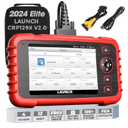 【並行輸入品】 LAUNCH CRP129X V2.0 Elite OBD2 Scanner, 20...