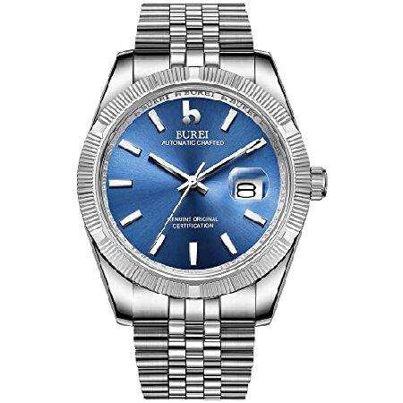 【並行輸入品】 BUREI Men's Automatic Mechanical Watch Lux...