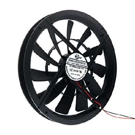 【並行輸入品】 SXDOOL 250mm DC 12V 冷却ファン 1200RPM 40DBA モレ...