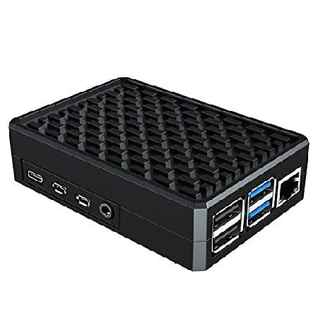 【並行輸入品】 Miuzei Raspberry Pi 4 アルミニウムケース Raspberry ...
