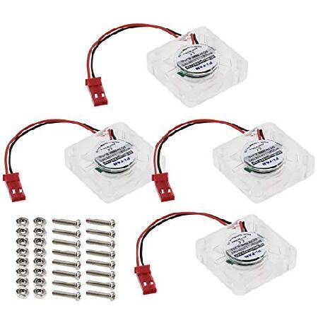 【並行輸入品】 Micro Traders 4X DC 5V 0.25A 冷却ラジエーターファン 3...