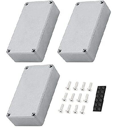 【並行輸入品】 DaierTek 3ピース 125B / 1590N1 アルミニウムギターエフェクト...