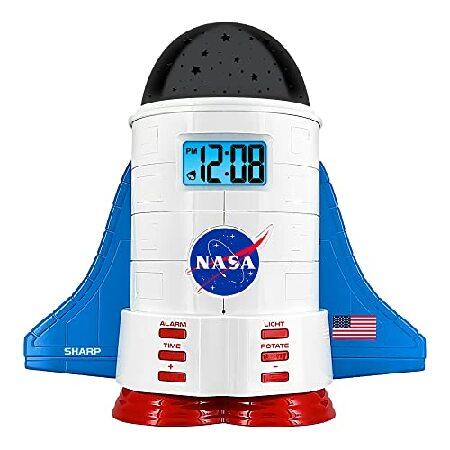 【並行輸入品】 SHARP NASA スペースシャトルナイトライト 目覚まし時計 - 翼とブースター...