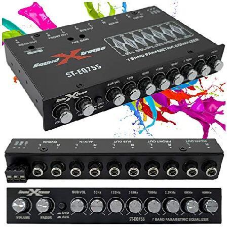 【並行輸入品】 SoundXtreme ST-EQ755 1/2 Din 7バンド カーオーディオ ...