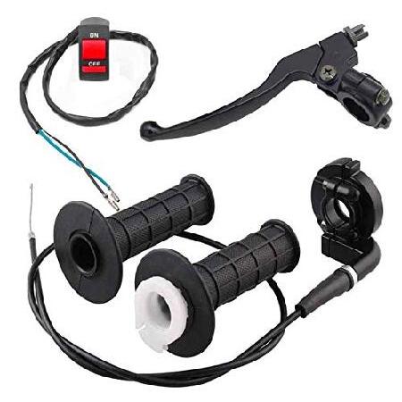 【並行輸入品】 ブレーキハンドルレバーパーチと左ハンドル、スロットルハンドル、スロットルケーブル、X...