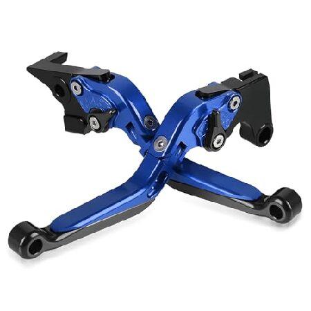 【並行輸入品】 ブレーキ＆クラッチレバーセット 折りたたみ式 拡張可能 CNCフィット YZF R1...